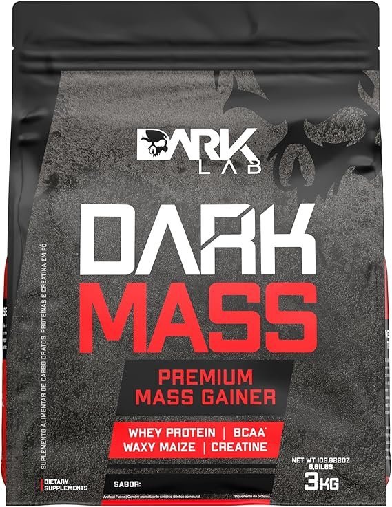 Hipercalorico-Dark-Mass-Dark-Lab-3kg-Baunilha-Ganho-de-Massa.jpg Hipercalórico Dark Mass Dark Lab, 3kg, Baunilha, Ganho de Massa - Imagem 1